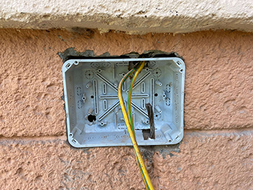 Domovní rozvaděč včetně přívodu z HDS