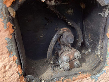 Domovní rozvaděč včetně přívodu z HDS